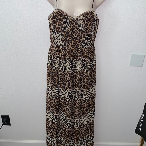 KATIE MAY CHEETAH PRINT MAXI DRESS - Picture 2 of 7
